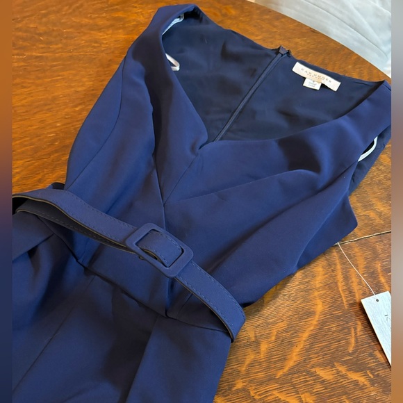 NWT Kay Unger Navy blue Jumpsuit size 4 - Picture 6 of 10